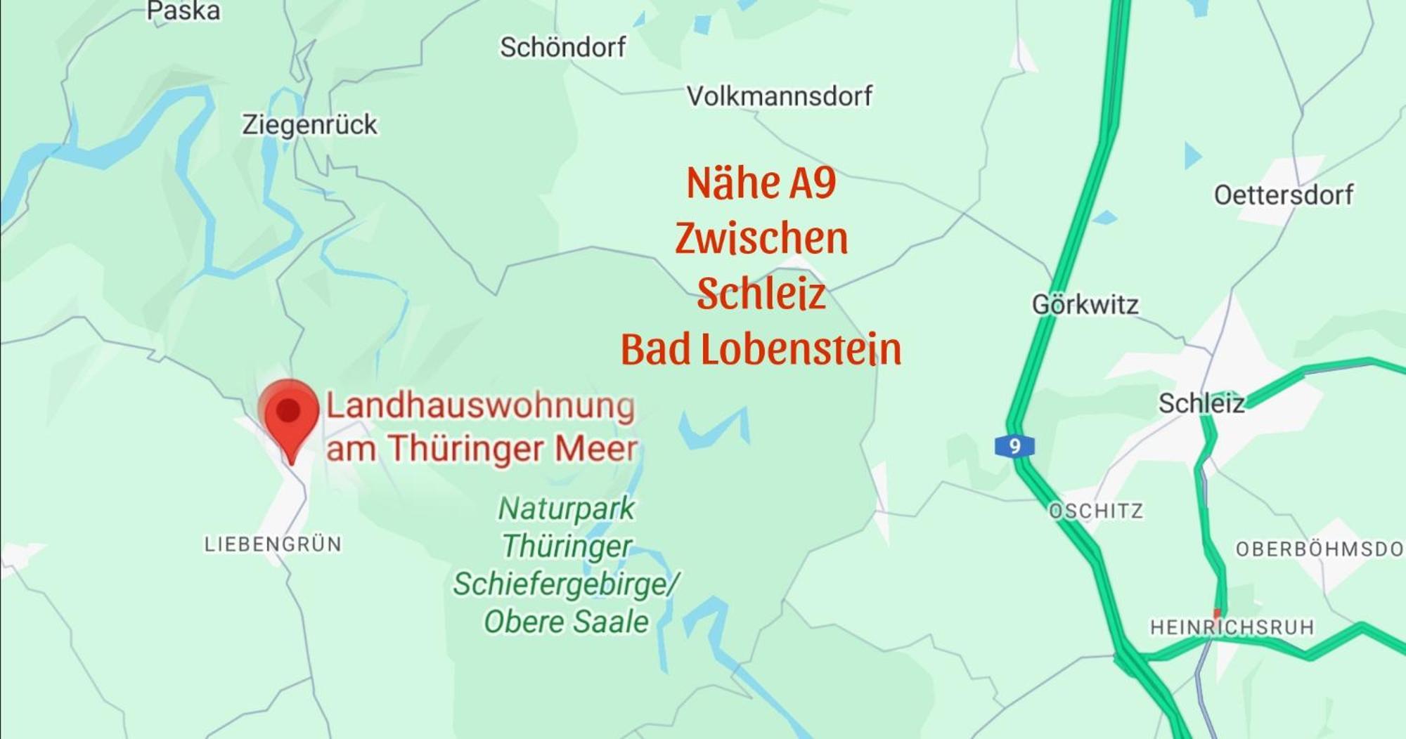 Landhauswohnung Am Thueringer Meer - Fuehlen Wie Zuhause Remptendorf Eksteriør bilde